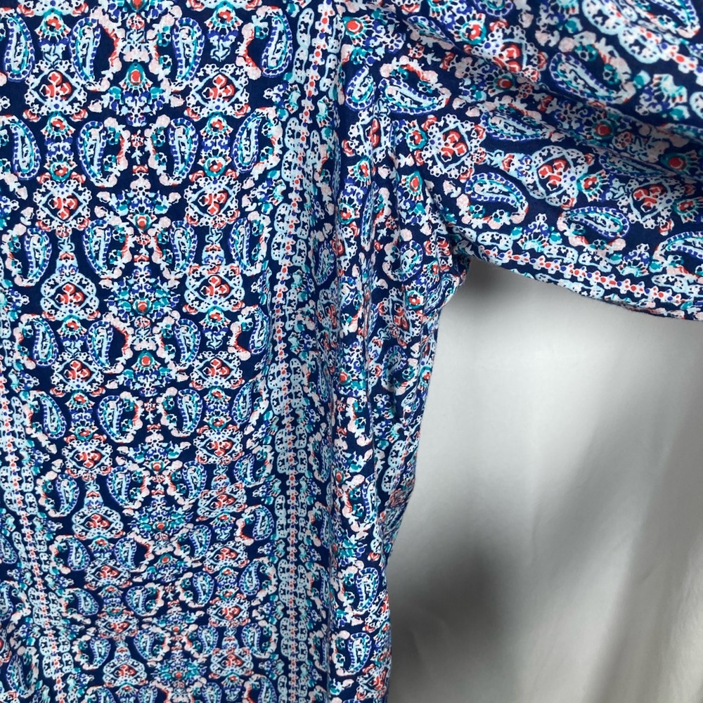 Talbots Multicolor Patterned Blouse - image 5